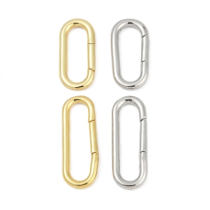Латунные пружинные кольца, овальные, без кадмия и без свинца, стойки покрытие, долговечный