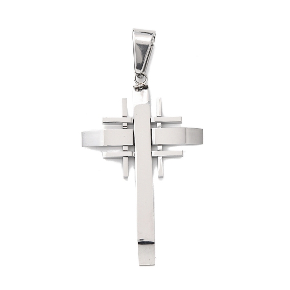 304 из нержавеющей стали большие кулоны, амулеты с иерусалимским крестом