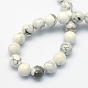 Natural Howlite Round Beads Strands