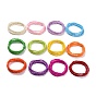 12Pcs 12 Colors Jewelry Waist Beads, Glass Seed Beaded Stretch Waist Chain for Women