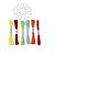 2 Sets DIY Christmas & Easter Theme Knitting Basket Making Kits, with Paper Crochet Basket Base and Yarns