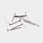 304 Stainless Steel Stud Earring Findings, 1.5mm In Diameter, Pin: 0.6mm