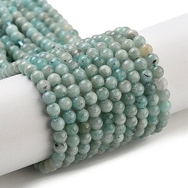 Natural Amazonite Beads Strands, Round