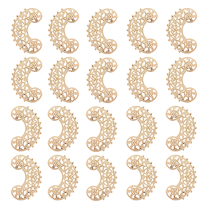 100Pcs Iron Filigree Joiners