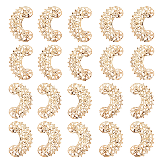 100Pcs Iron Filigree Joiners