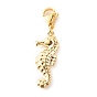 304 Stainless Steel Pendant Decorations, with Pendants & Lobster Claw Clasps, Marine Theme, Mix-shaped