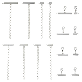 32шт 8 стиль латунный конец с цепочкой