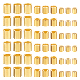 90шт 3 размер бусины-трубочки из стерлингового серебра, колонка