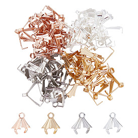 80Pcs 4 Colors 304 Stainless Steel Ice Pick Pinch Bails