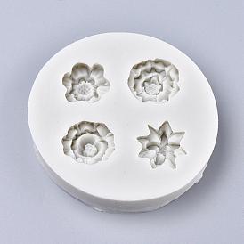 Food Grade Silicone Molds, Fondant Molds, For DIY Cake Decoration, Chocolate, Candy, UV Resin & Epoxy Resin Jewelry Making, Flowers