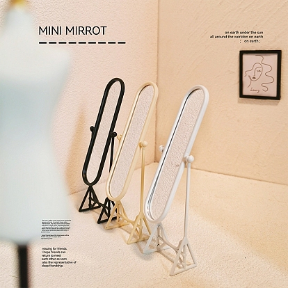 Сплав зеркала миниатюрные украшения, аксессуары для кукольного домика с микро-ландшафтом, притворяясь опорными украшениями