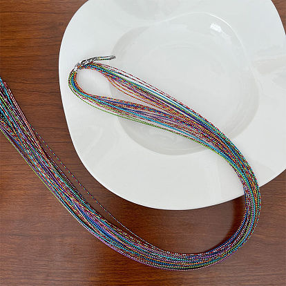 Colorful Hair Ties for Braids and Ponytails - Kids' Headbands with Rainbow Ribbons