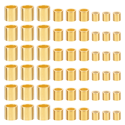 90шт 3 размер бусины-трубочки из стерлингового серебра, колонка