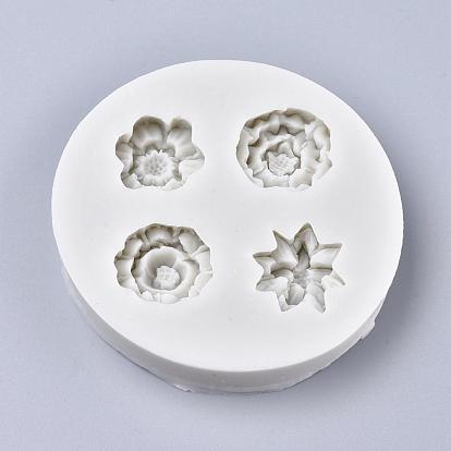 Food Grade Silicone Molds, Fondant Molds, For DIY Cake Decoration, Chocolate, Candy, UV Resin & Epoxy Resin Jewelry Making, Flowers
