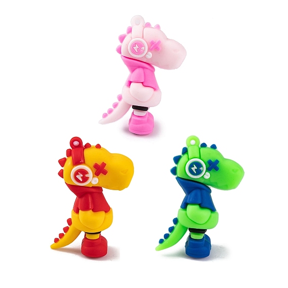 Пластиковые подвески из пвх, динозавр