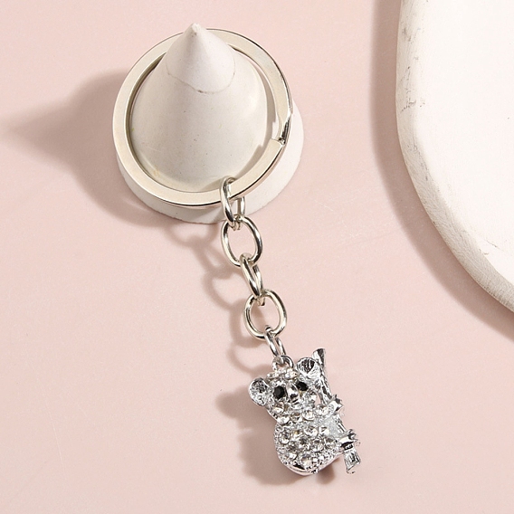 Сплав цинка брелок, со стразами