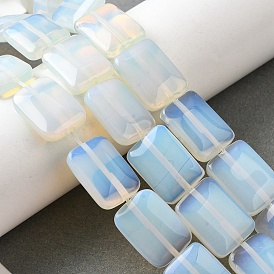 Opalite бисер пряди, прямоугольные