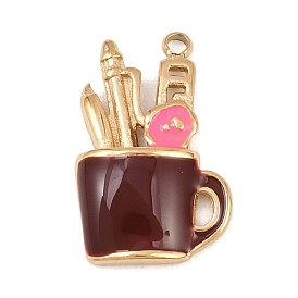 304 подвески из нержавеющей стали, с эмалью, Подвески для подставок под ручки