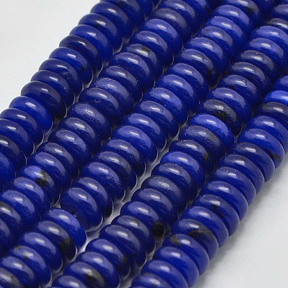 Натуральный белый нефрит heishi бисер пряди, Диск / плоские круглые, окрашенные