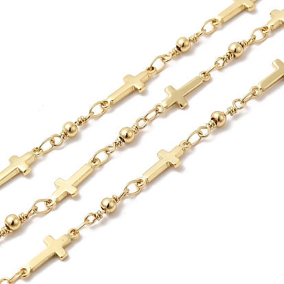 Латунные цепи с поперечными звеньями, стойки покрытие, без кадмия и без свинца, долговечный, пайки, с катушкой