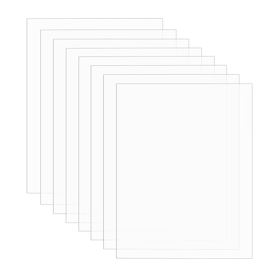 Transparent Acrylic for Picture Frame, Rectangle