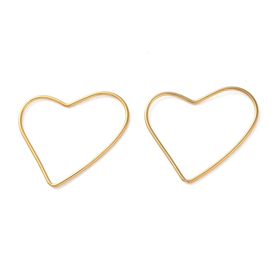 Ионное покрытие (ip) 304 соединительные кольца из нержавеющей стали, сердце