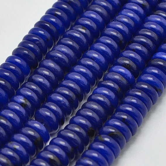 Натуральный белый нефрит heishi бисер пряди, Диск / плоские круглые, окрашенные