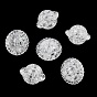 Transparent Crackle Acylic Beads, Planet