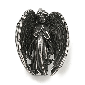 316 Surgical Stainless Steel Pendants, Angel Charm