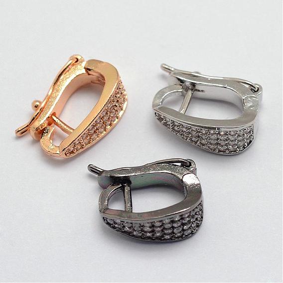 Латунный микропаве из циркония, подвеска навесная навесная, с петлей