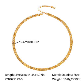 304 Edelstahl kubanischen Gliederkette Halsketten