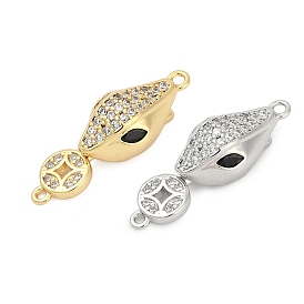 Латунные микро проложить кубического циркония ящик с застежками, без кадмия, без никеля и без свинца, со стеклом