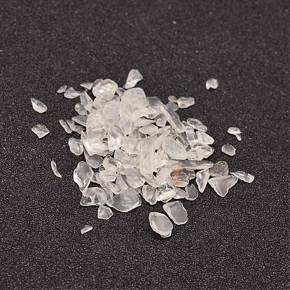 Natural Quartz Crystal Chips Beads, Rock Crystal Beads, No Hole/Undrilled, 3~9x1~4mm