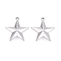 UV Plating Acrylic Pendants, Star Charms