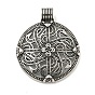 Viking odin 304 подвески из нержавеющей стали, плоский круглый с подвеской в виде креста