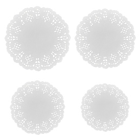 CRASPIRE Food Grade Baking Paper, with Flower Pattern, Flat Round