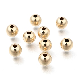 Yellow Gold Filled Beads, 1/20 14K Gold Filled, Cadmium Free & Nickel Free & Lead Free, Round