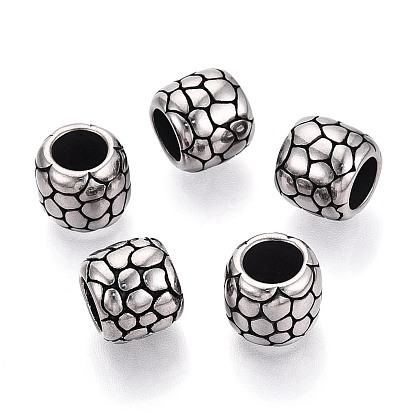 304 из нержавеющей стали крупные бусины отверстие, рондель