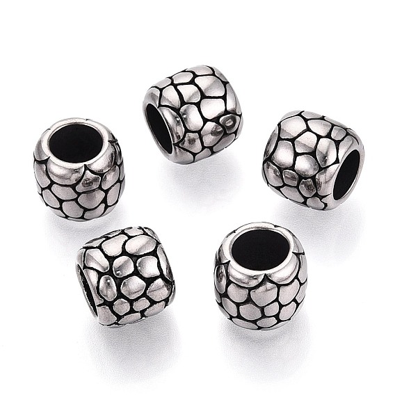 304 из нержавеющей стали крупные бусины отверстие, рондель