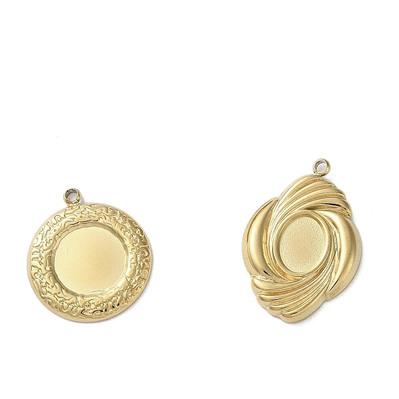 Ионное покрытие (IP) 304 подвесные канбошоны из нержавеющей стали, реальный 18 k позолоченный