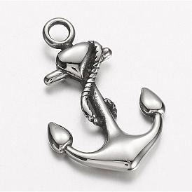 304 Stainless Steel Pendants, Anchor