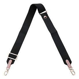 Регулируемый нейлоновый ремень для сумки, с застежкой из сплава и второй кожаной фурнитурой, для аксессуаров для замены сумок