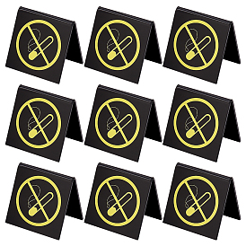 Акриловый рекламный щит, запрещающий курить