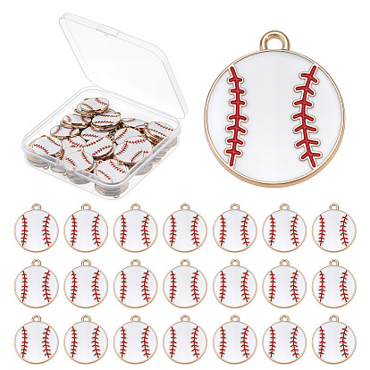 75 шт. подвески из сплава и эмали на тему спортивных товаров, большой теннис