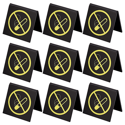 Акриловый рекламный щит, запрещающий курить