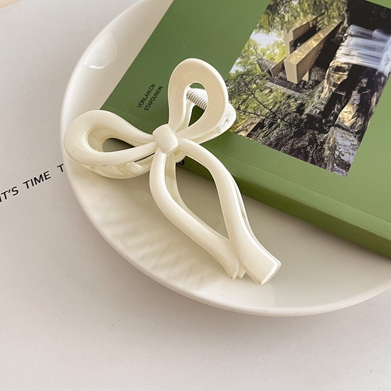 Шикарная заколка для волос с бантиком-бабочкой – элегантно, стильный, аксессуар для волос.