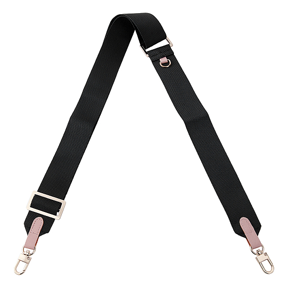 Регулируемый нейлоновый ремень для сумки, с застежкой из сплава и второй кожаной фурнитурой, для аксессуаров для замены сумок