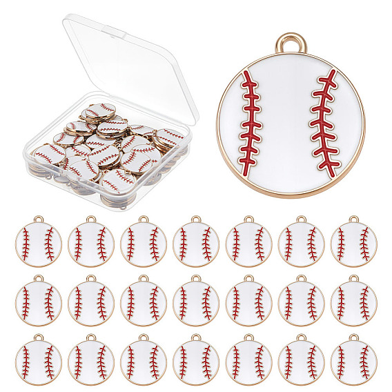 75 шт. подвески из сплава и эмали на тему спортивных товаров, большой теннис