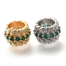 Латунные стеклянные бусины, без кадмия, без никеля и без свинца, колонка