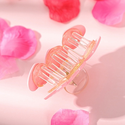 Симпатичные пластиковые заколки для волос в форме сердечек, на день Святого Валентина, вечеринка